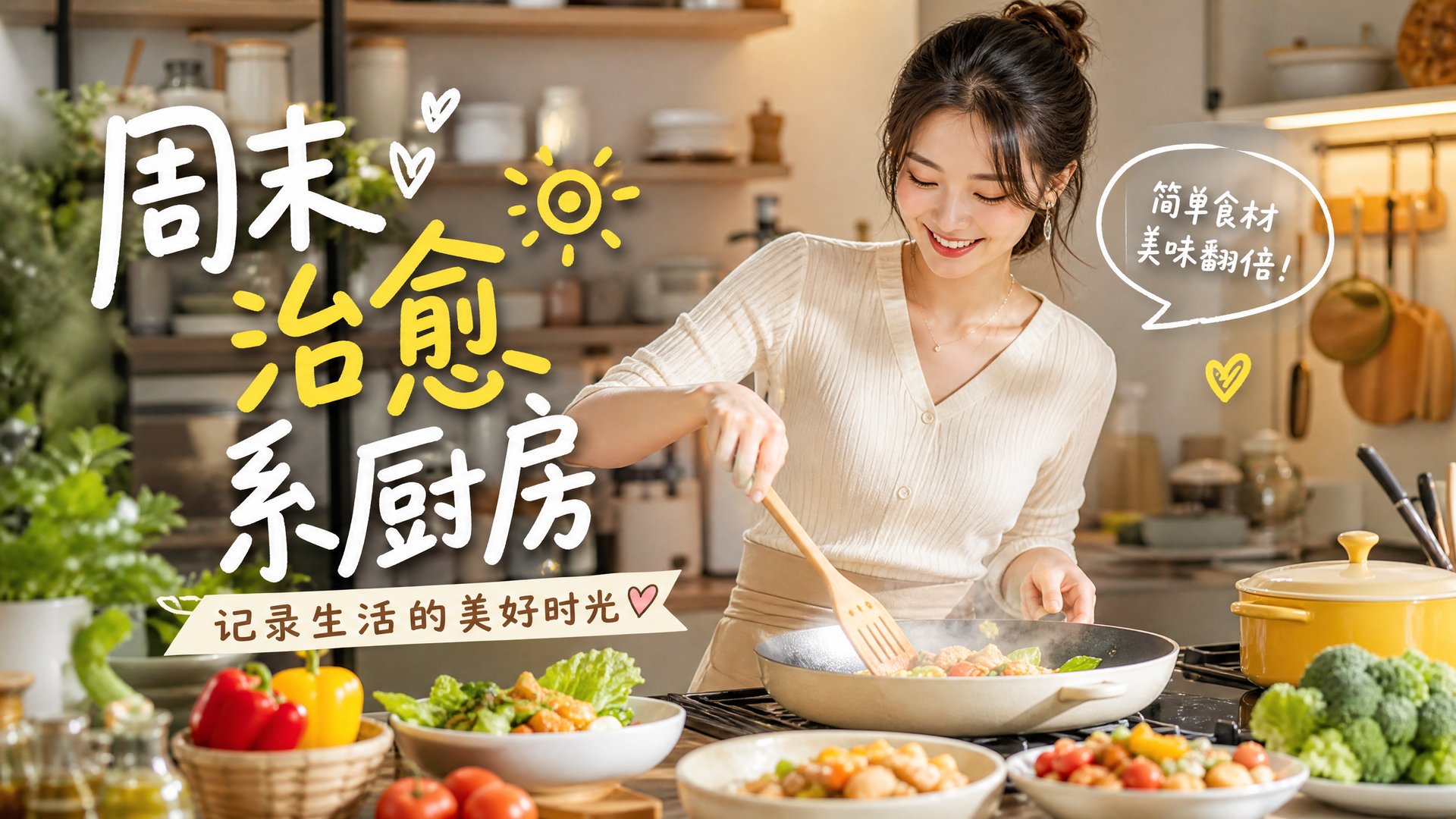 抖音揭秘 抖音揭秘生活视频教程：周末治愈系厨房美食制作全流程视频演示